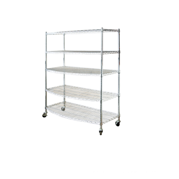 display chrome wire shelf